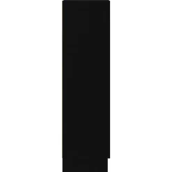 vidaXL - Boekenkast - Zwart - Bewerkt hout