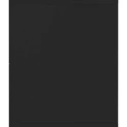 vidaXL - Boekenkast - Zwart - Bewerkt hout