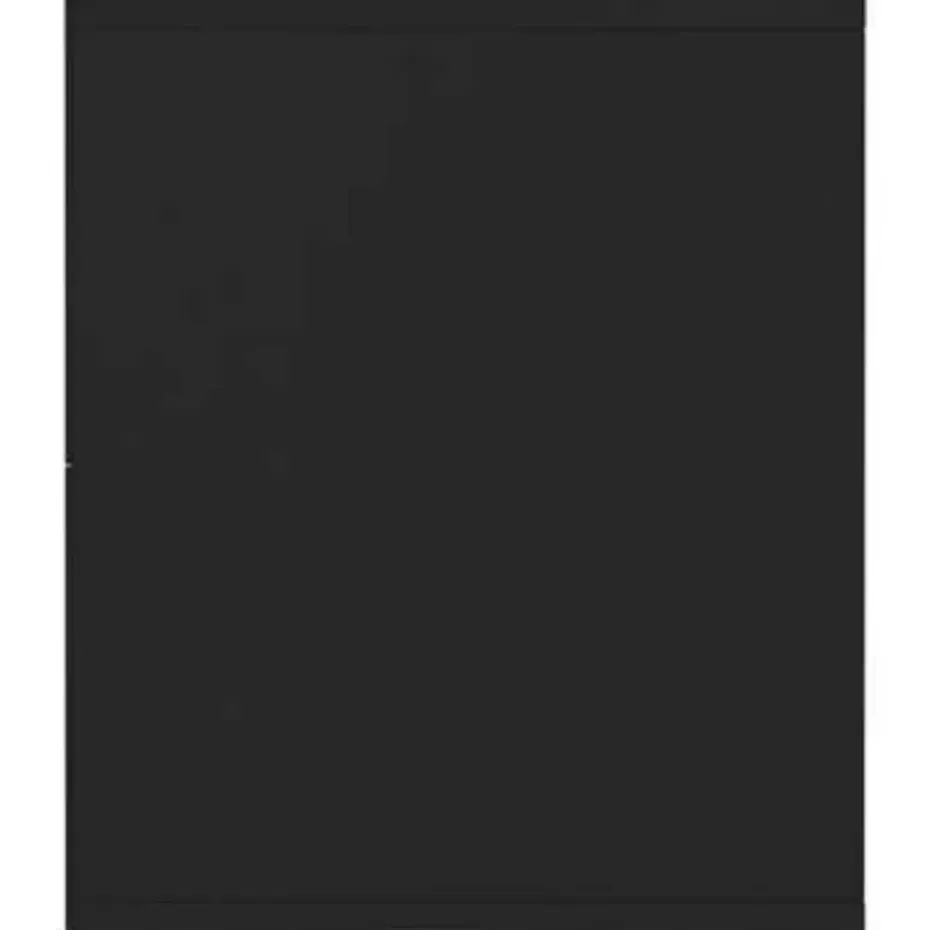 vidaXL - Boekenkast - Zwart - Bewerkt hout