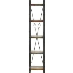 vidaXL - Boekenkast met 5 schappen - Multikleur - Hout - 40 x 30 x 180 cm