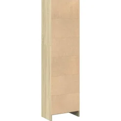 vidaXL - Boekenkast met 4 vakken - Sonoma eiken - Bewerkt hout - 40x24x143 cm