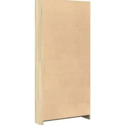 vidaXL - Boekenkast met 5 vakken - Sonoma eiken - Bewerkt hout - 80x24x176 cm