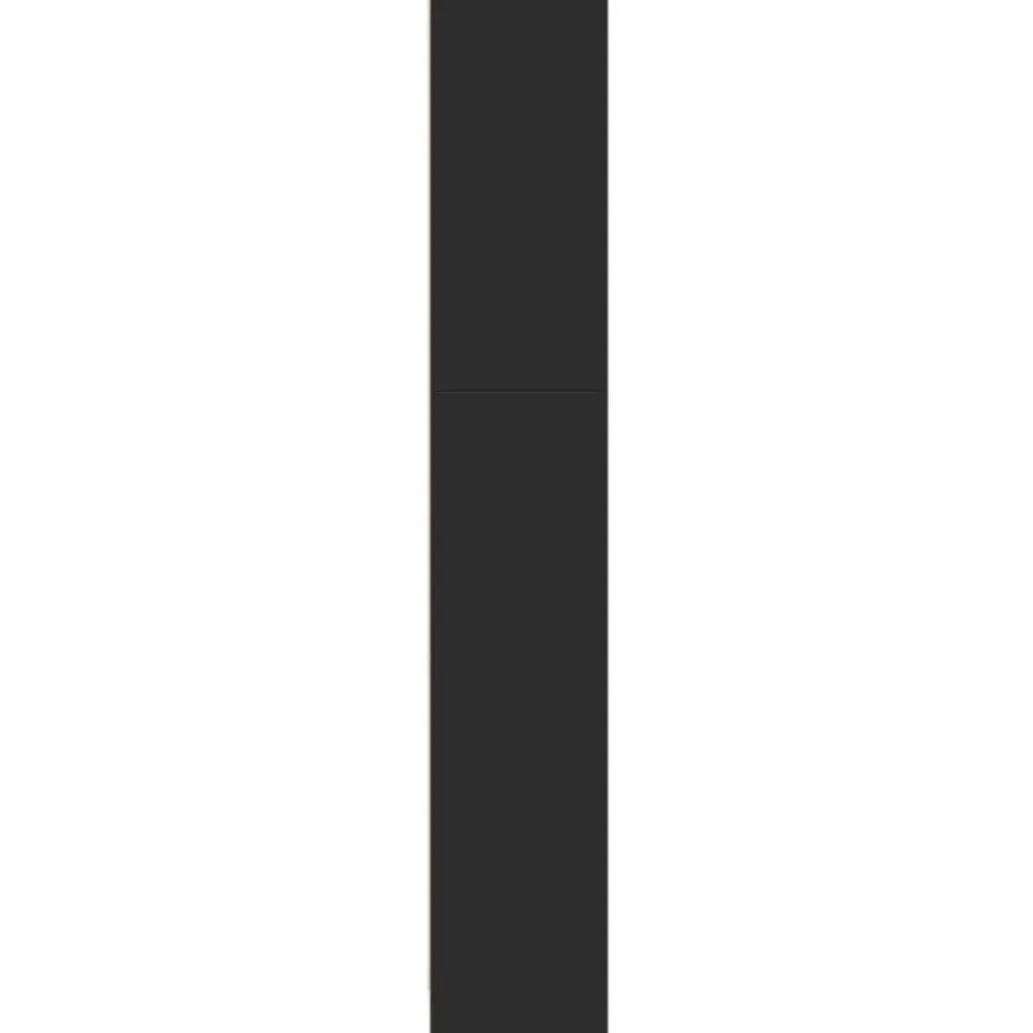 vidaXL - Boekenkast met 4 vakken - Zwart - Bewerkt hout - 40x24x143 cm