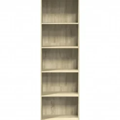 vidaXL - Boekenkast met 5 vakken voor woonkamers - Sonoma eiken - 60x30x189 cm