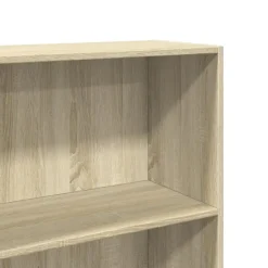 vidaXL - Boekenkast met 5 vakken voor woonkamers - Sonoma eiken - 60x30x189 cm