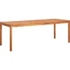 vidaXL - Buiten Eettafel - Bruin - Hout - 215 x 90 x 74 cm