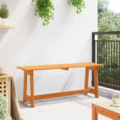 vidaXL - Buitenenbank - Naturel - Massief acaciahout - 119x35x47 cm