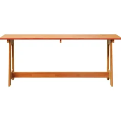 vidaXL - Buitenenbank - Naturel - Massief acaciahout - 119x35x47 cm