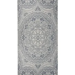 vidaXL - Buitenkleed - Blauw - Kunststof - 80 x 150 cm