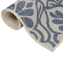 vidaXL - Buitenkleed - Blauw - Kunststof - 80 x 150 cm