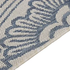 vidaXL - Buitenkleed - Blauw - Kunststof - 80 x 150 cm