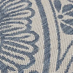 vidaXL - Buitenkleed - Blauw - Kunststof - 80 x 150 cm