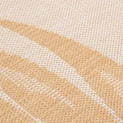 vidaXL - Buitenkleed - Geel - Kunststof - 100 x 200 cm