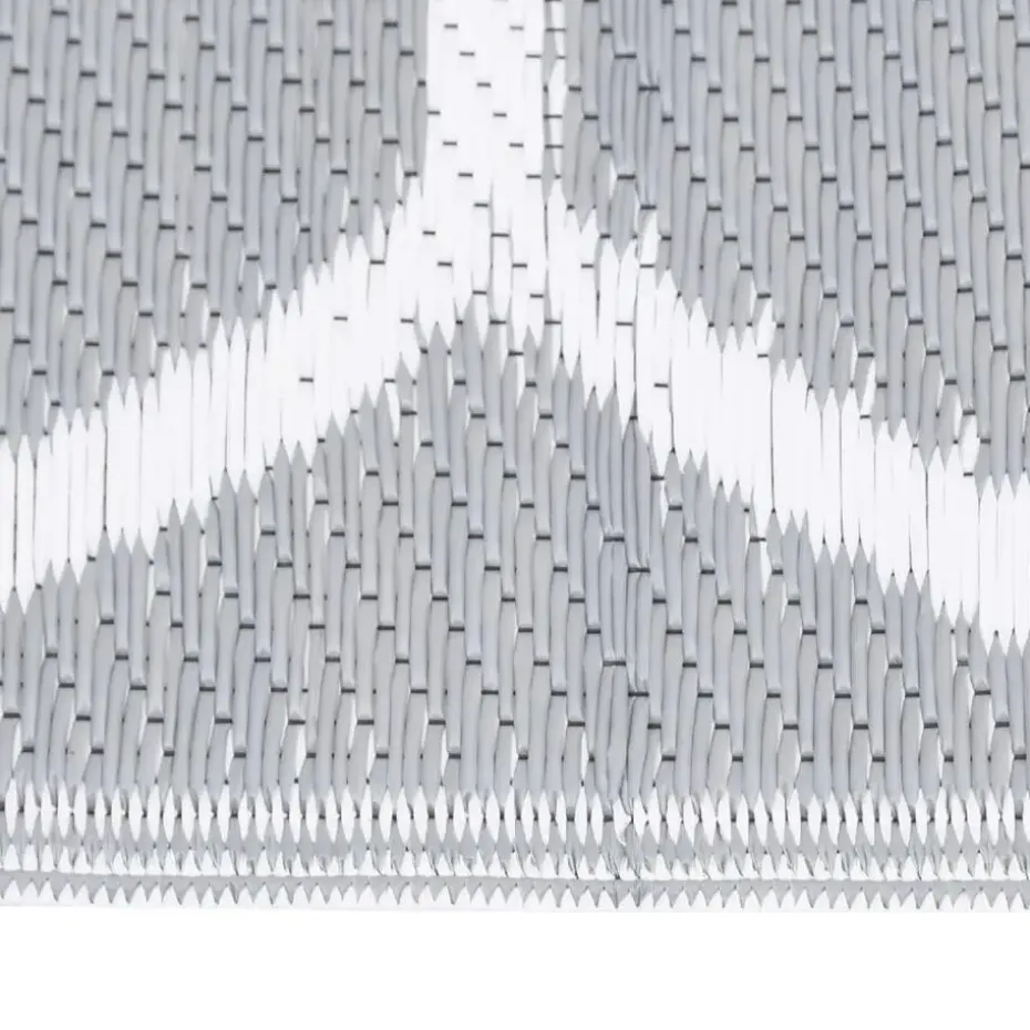 vidaXL - Buitenkleed - Grijs - Polypropyleen - 80 x 250 cm