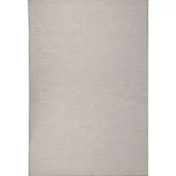 vidaXL - Buitenkleed - Grijs - Kunststof