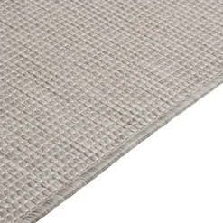 vidaXL - Buitenkleed - Grijs - Kunststof