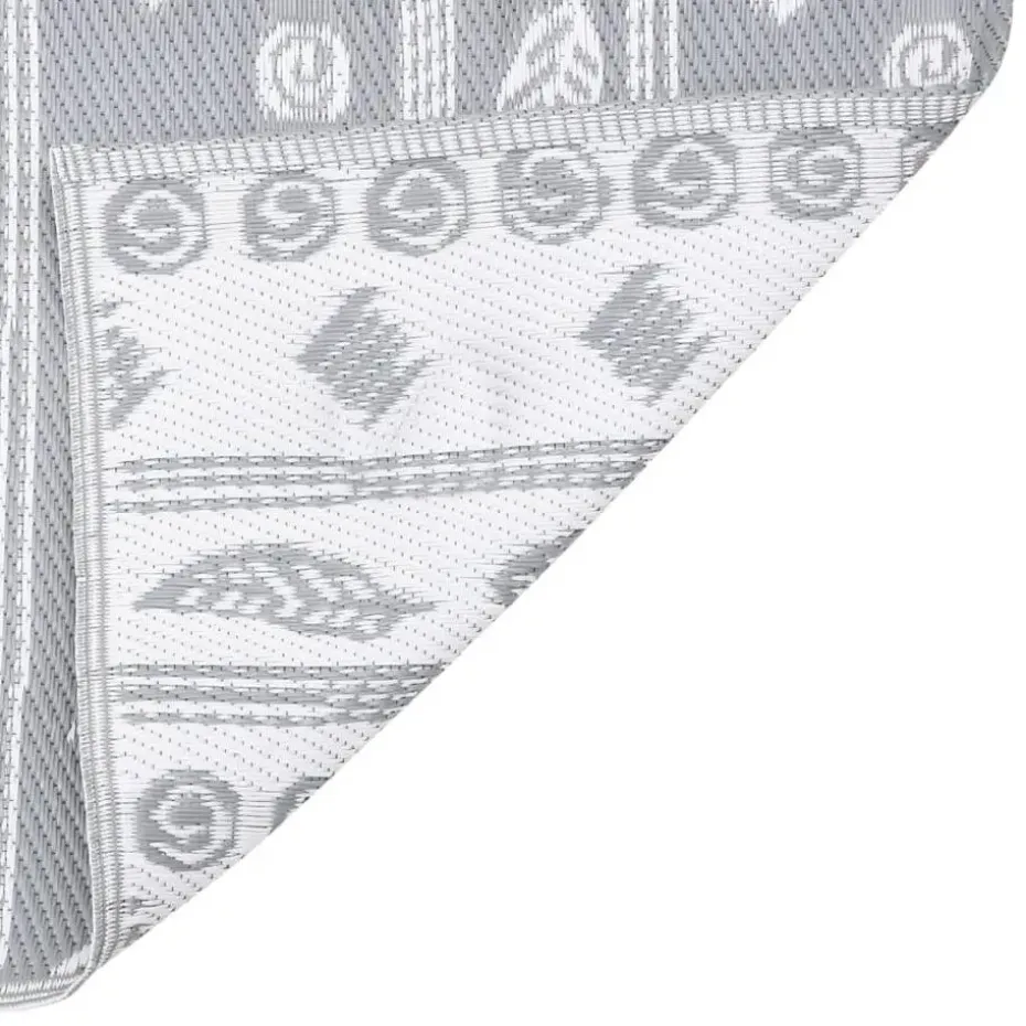 vidaXL - Buitenkleed - Grijs - Polypropyleen - 160 x 230 cm
