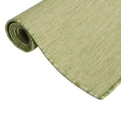 vidaXL - Buitenkleed - Groen - Kunststof - 120 x 170 cm