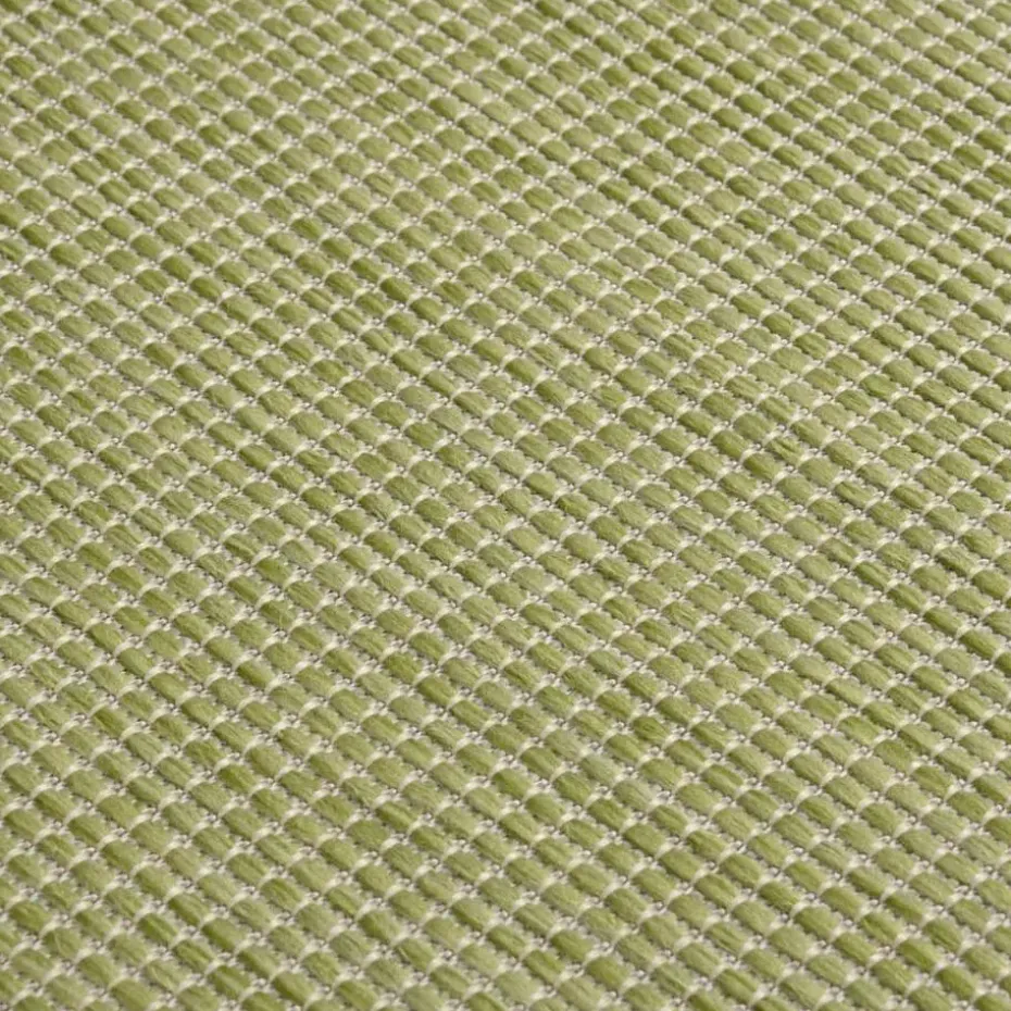 vidaXL - Buitenkleed - Groen - Kunststof - 120 x 170 cm