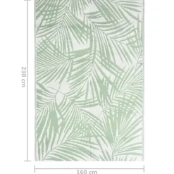 vidaXL - Buitenkleed - Groen - Polypropyleen - 160 x 230 cm