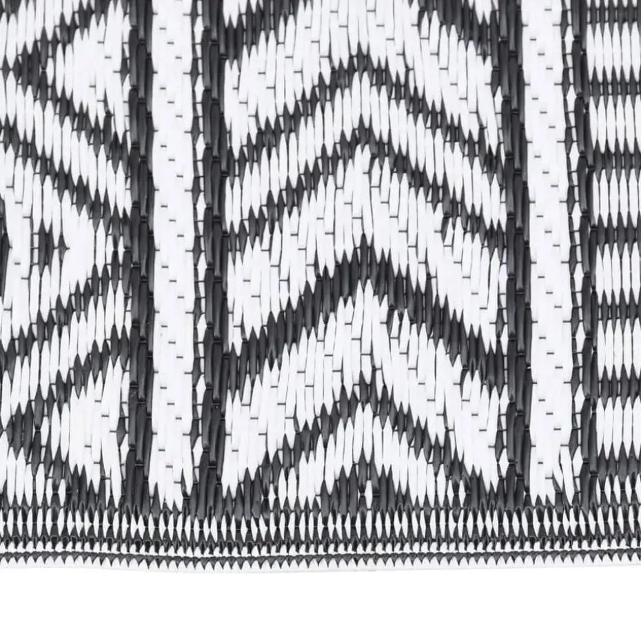 vidaXL - Buitenkleed - Zwart - Polypropyleen - 160 x 230 cm