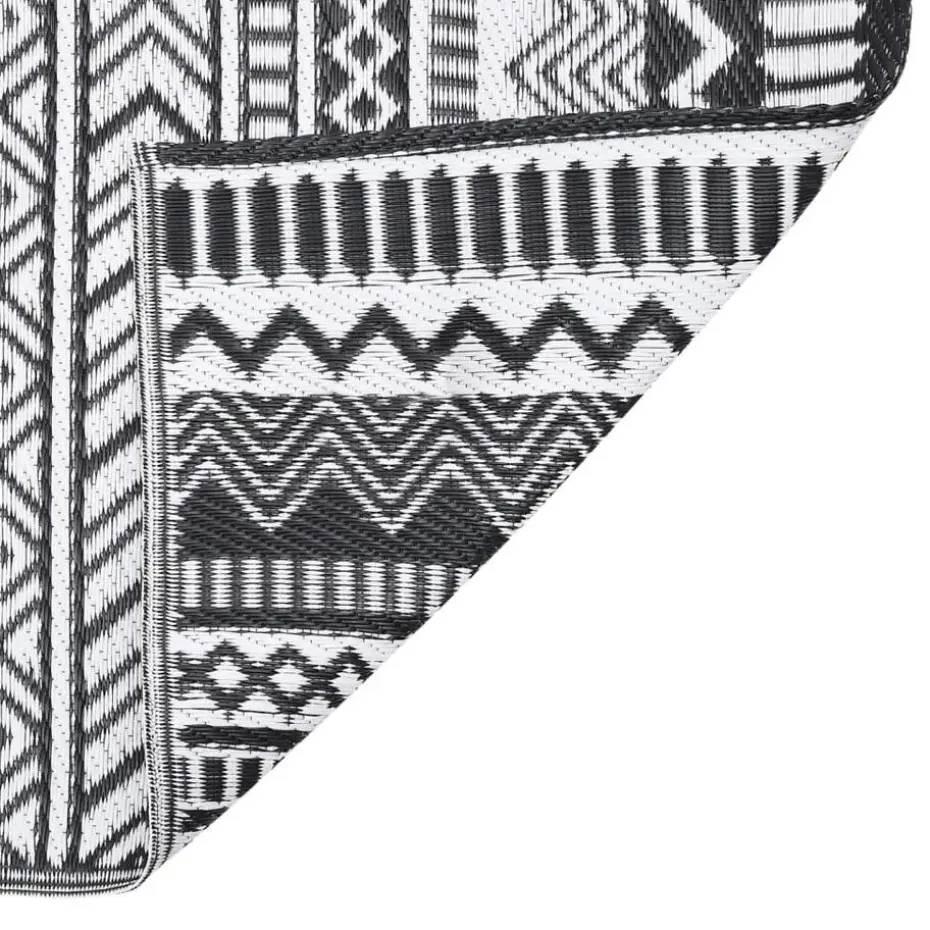 vidaXL - Buitenkleed - Zwart - Polypropyleen - 160 x 230 cm