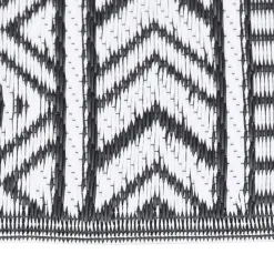 vidaXL - Buitenkleed - Zwart - Polypropyleen - 190 x 290 cm