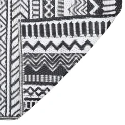 vidaXL - Buitenkleed - Zwart - Polypropyleen - 190 x 290 cm