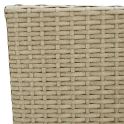 vidaXL - Buitenstoel - Beige - Poly rattan - 2 stuks