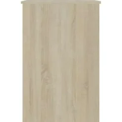 vidaXL - Bureau - Bruin - Bewerkt hout