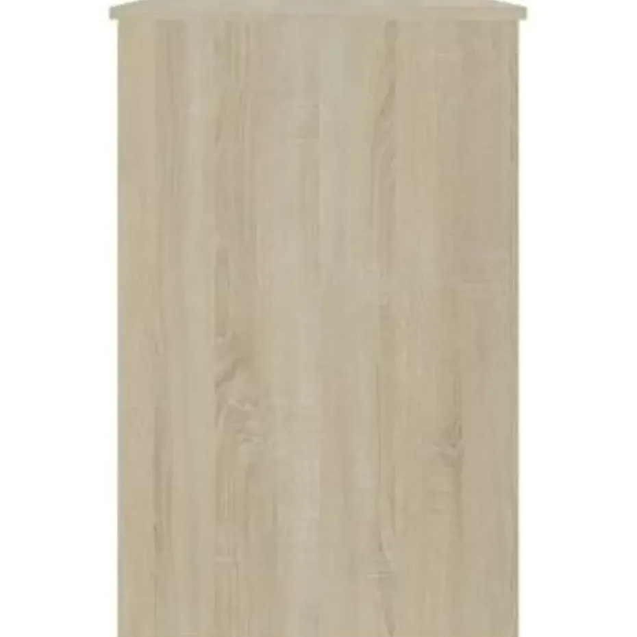 vidaXL - Bureau - Bruin - Bewerkt hout