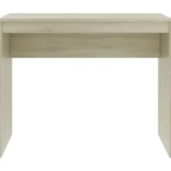 vidaXL - Bureau - Bruin - Bewerkt hout