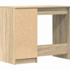 vidaXL - Bureau - Bruin - Bewerkt hout