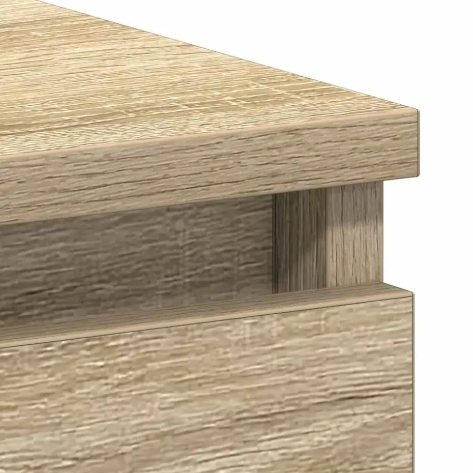 vidaXL - Bureau - Bruin - Bewerkt hout