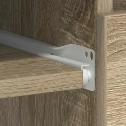 vidaXL - Bureau - Bruin - Bewerkt hout