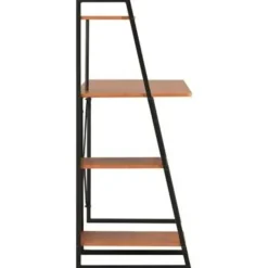 vidaXL - Bureau - Bruin - Bewerkt hout