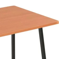 vidaXL - Bureau - Bruin - Bewerkt hout