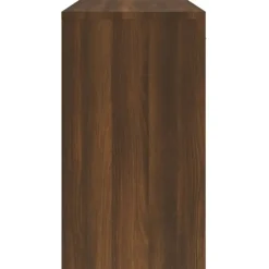 vidaXL - Bureau - Bruin - Bewerkt hout