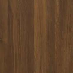 vidaXL - Bureau - Bruin - Bewerkt hout