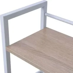 vidaXL - Bureau - Bruin - Bewerkt hout