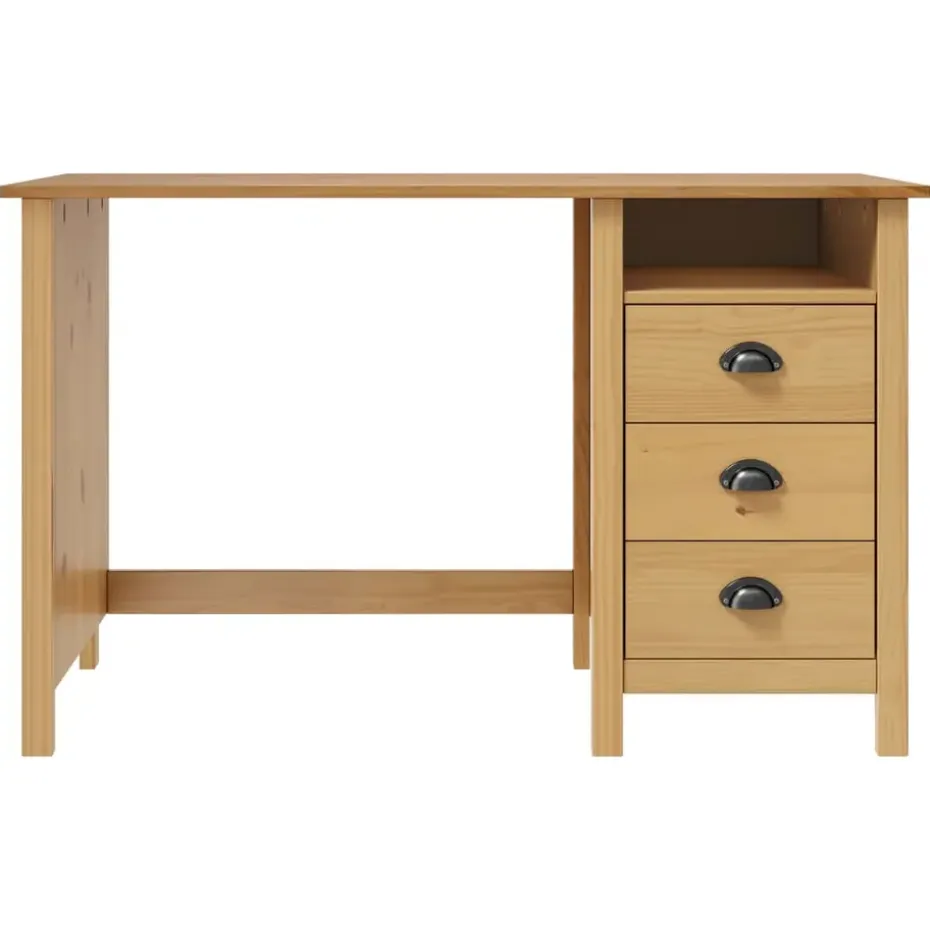 vidaXL - Bureau - Bruin - Grenenhout - 120 x 50 x 74 cm