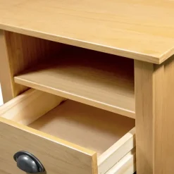 vidaXL - Bureau - Bruin - Grenenhout - 120 x 50 x 74 cm