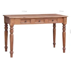 vidaXL - Bureau - Bruin - Hout