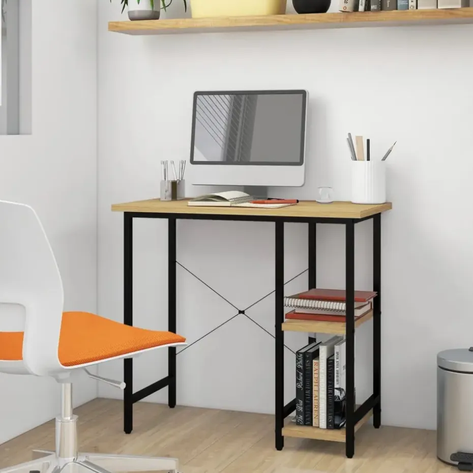 vidaXL - Bureau - Bruin - MDF
