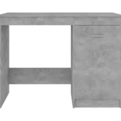 vidaXL - Bureau - Grijs - Bewerkt hout