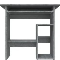 vidaXL - Bureau - Grijs - Bewerkt hout