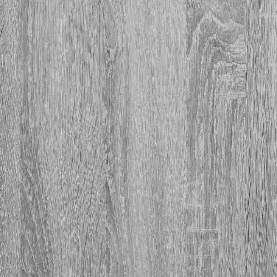 vidaXL - Bureau - Grijs - Bewerkt hout