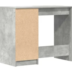 vidaXL - Bureau - Grijs - Bewerkt hout