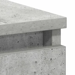 vidaXL - Bureau - Grijs - Bewerkt hout