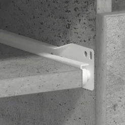 vidaXL - Bureau - Grijs - Bewerkt hout